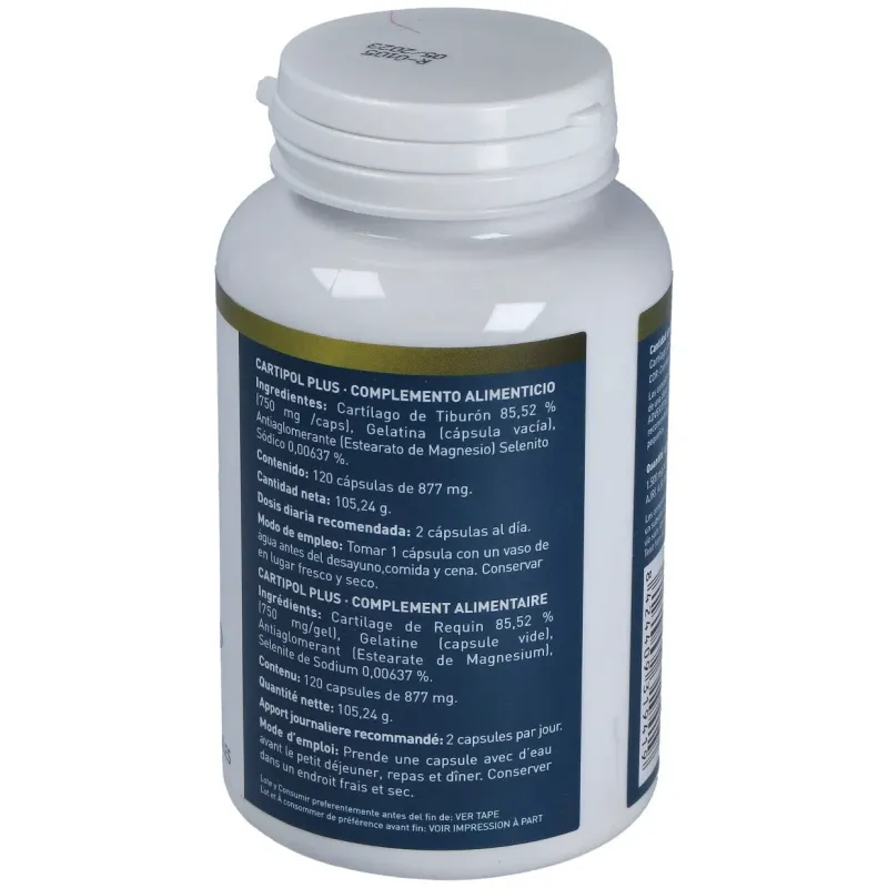 Cartipol plus (cartilago de tiburon 750mg)120cap. | Farmacia Barata Cartipol plus (cartilago de tiburon 750mg)120cap. | Farmacia Barata