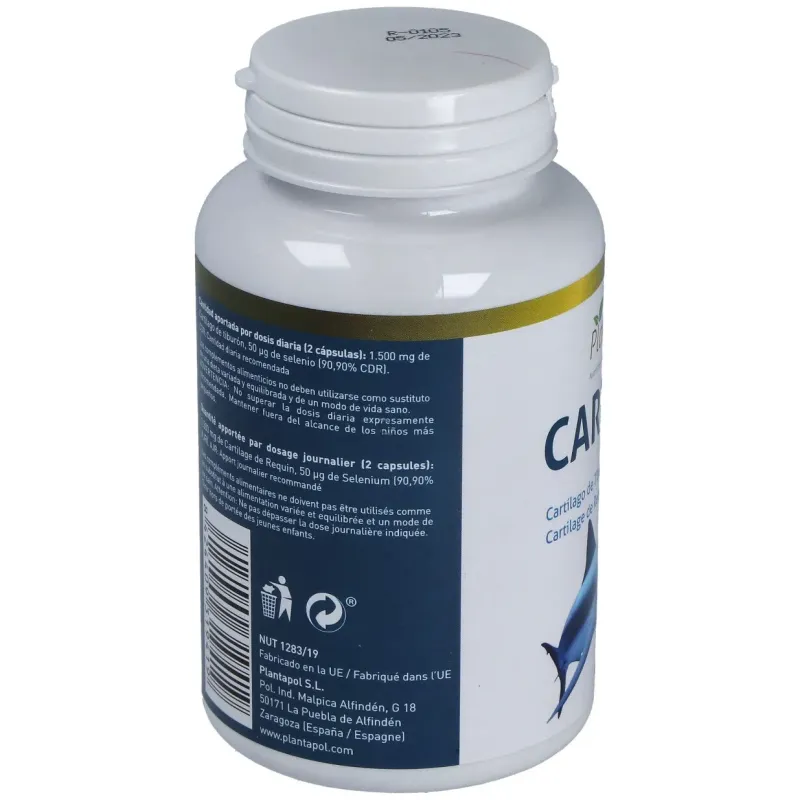 Cartipol plus (cartilago de tiburon 750mg)120cap. | Farmacia Barata Cartipol plus (cartilago de tiburon 750mg)120cap. | Farmacia Barata