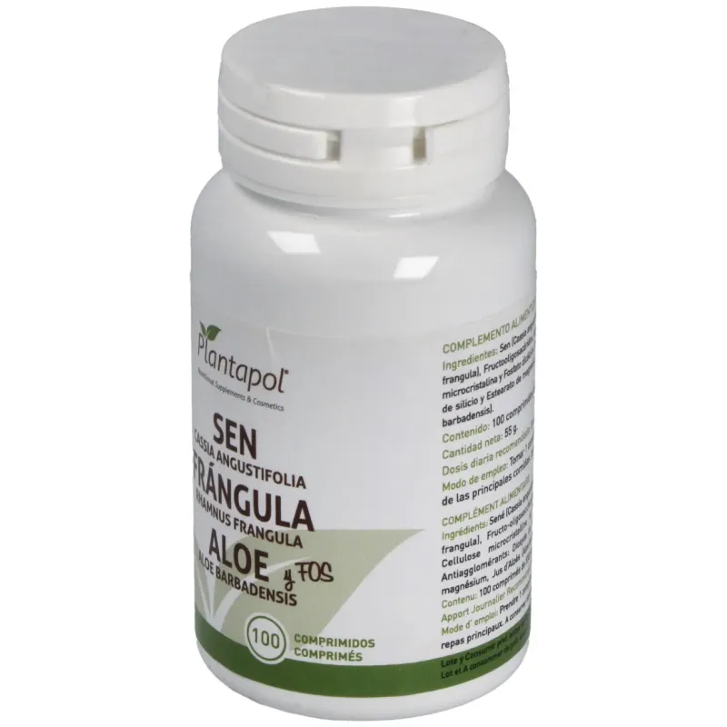 Plantapol sen_ frangula_ aloe y fos 100 comprimidos | Farmacia Barata