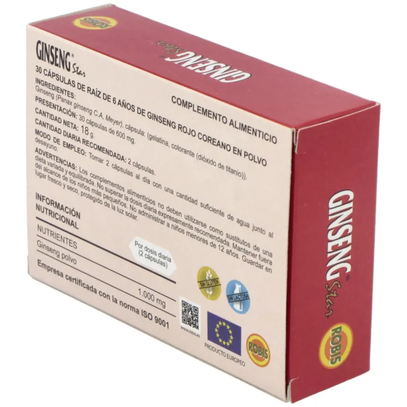 Robis ginseng star 30comp | Farmacia Barata