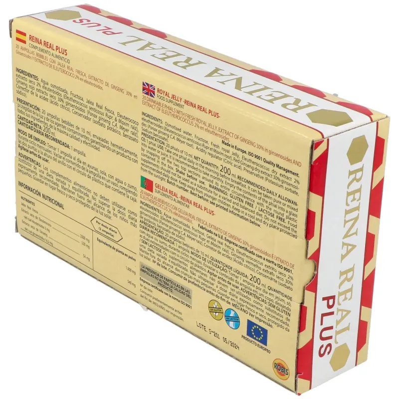 Robis reina real plus 20 ampollas | Farmacia Barata