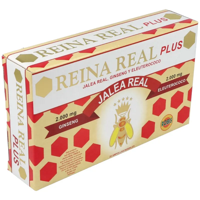 Robis reina real plus 20 ampollas | Farmacia Barata