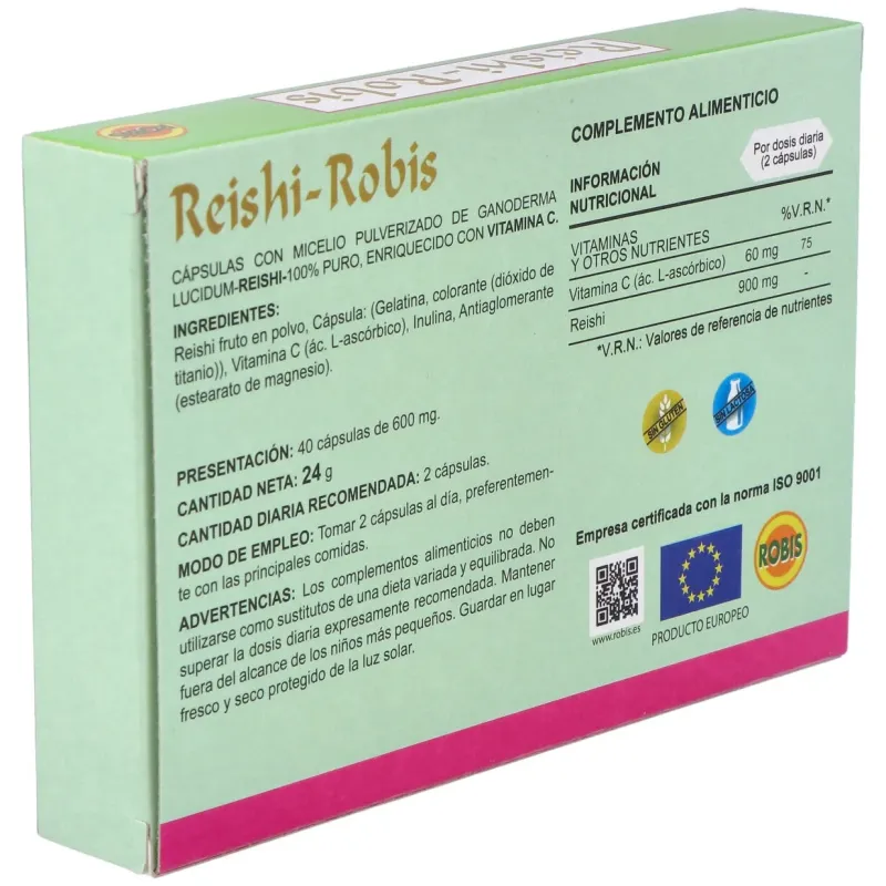 Reishi robis 40cap. | Farmacia Barata Reishi robis 40cap. | Farmacia Barata
