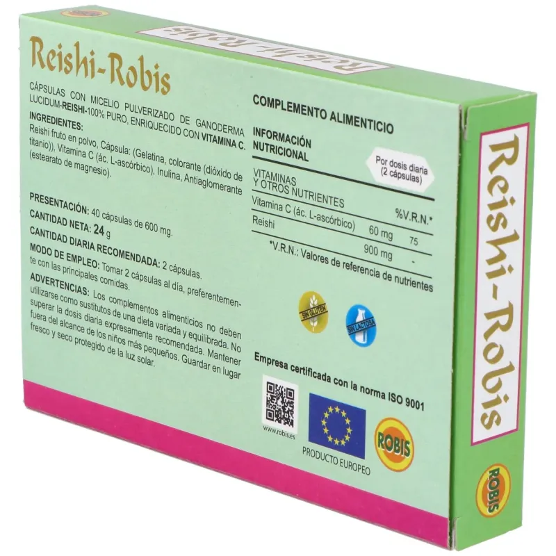 Reishi robis 40cap. | Farmacia Barata Reishi robis 40cap. | Farmacia Barata