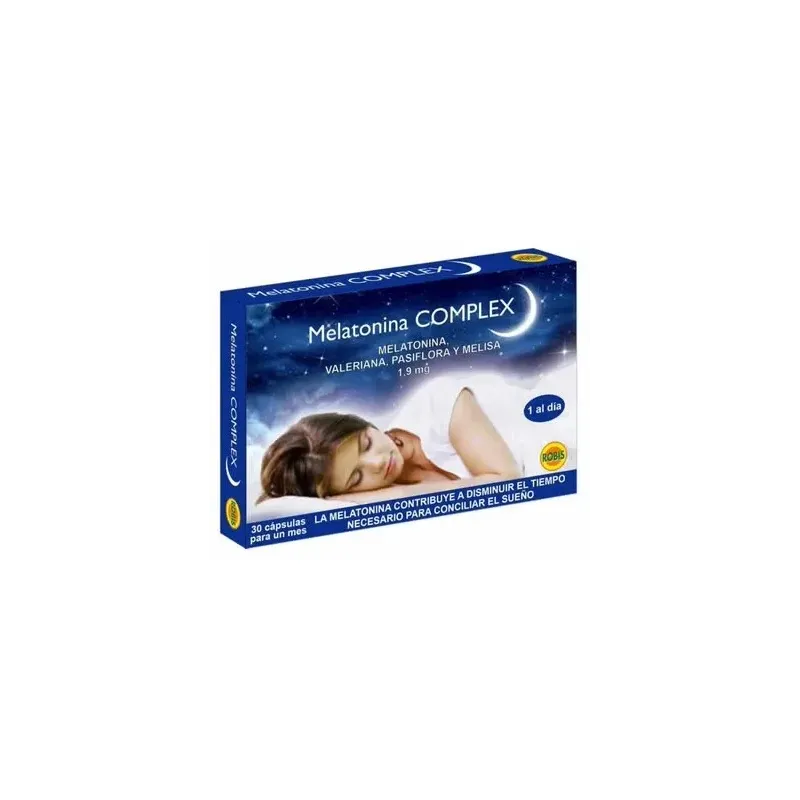 Robis melatonina complex 1.9mg 30caps | Farmacia Barata Robis melatonina complex 1.9mg 30caps | Farmacia Barata