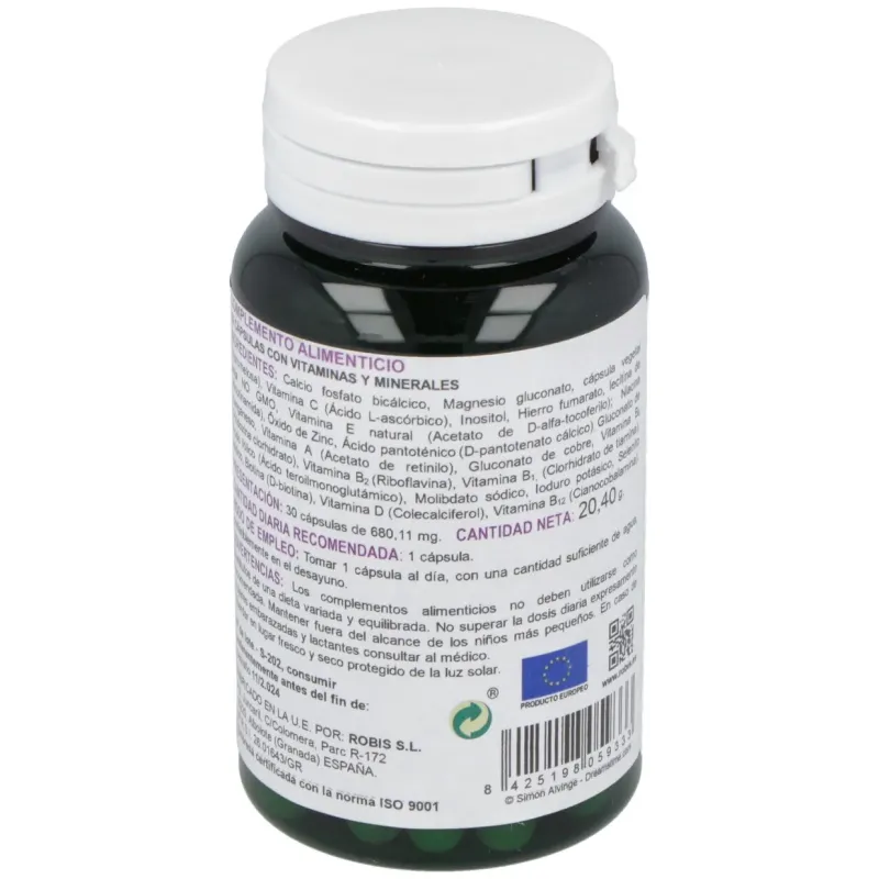 Robis multivitamínico 1682mg 30caps | Farmacia Barata Robis multivitamínico 1682mg 30caps | Farmacia Barata