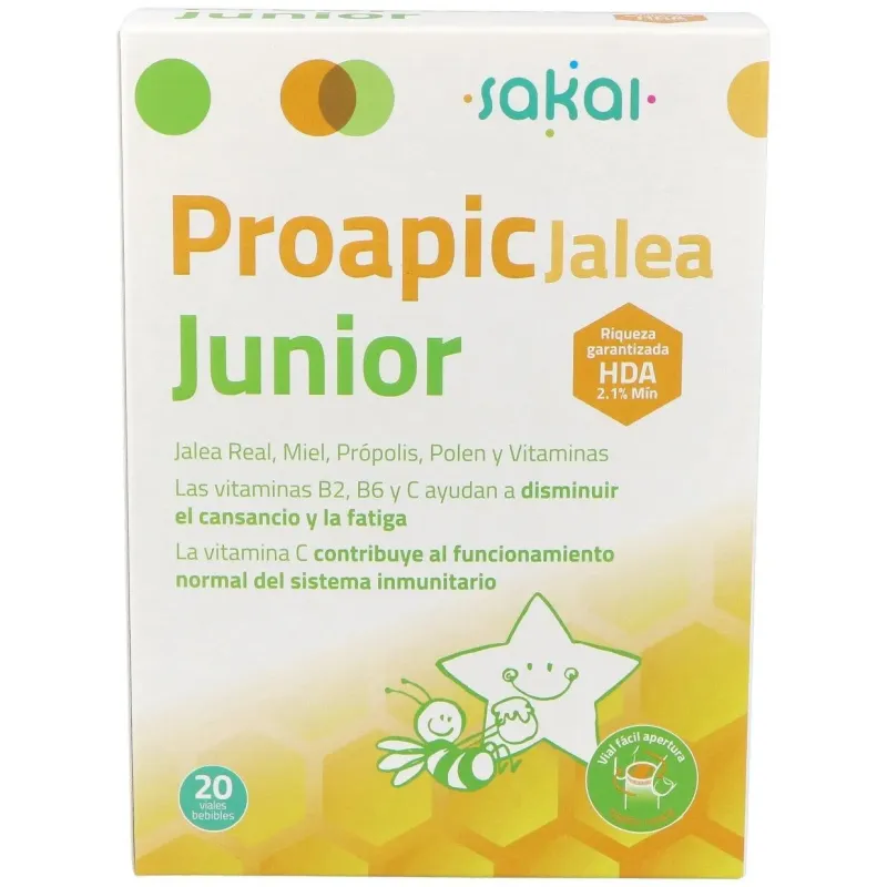 Proapic jalea real infantil-junior 20amp. | Farmacia Barata