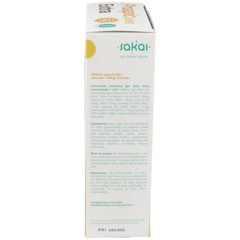 Sakai proapic jalea extra 20amps | Farmacia Barata