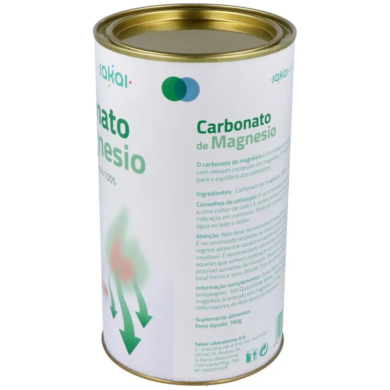 Sakai carbonato de magnesio 160g | Farmacia Barata Sakai carbonato de magnesio 160g | Farmacia Barata