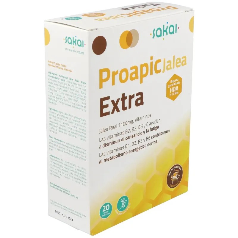 Sakai proapic jalea extra 20amps | Farmacia Barata