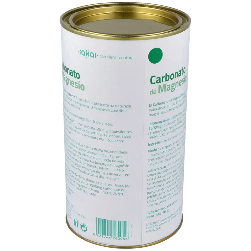 Sakai carbonato de magnesio 160g | Farmacia Barata Sakai carbonato de magnesio 160g | Farmacia Barata