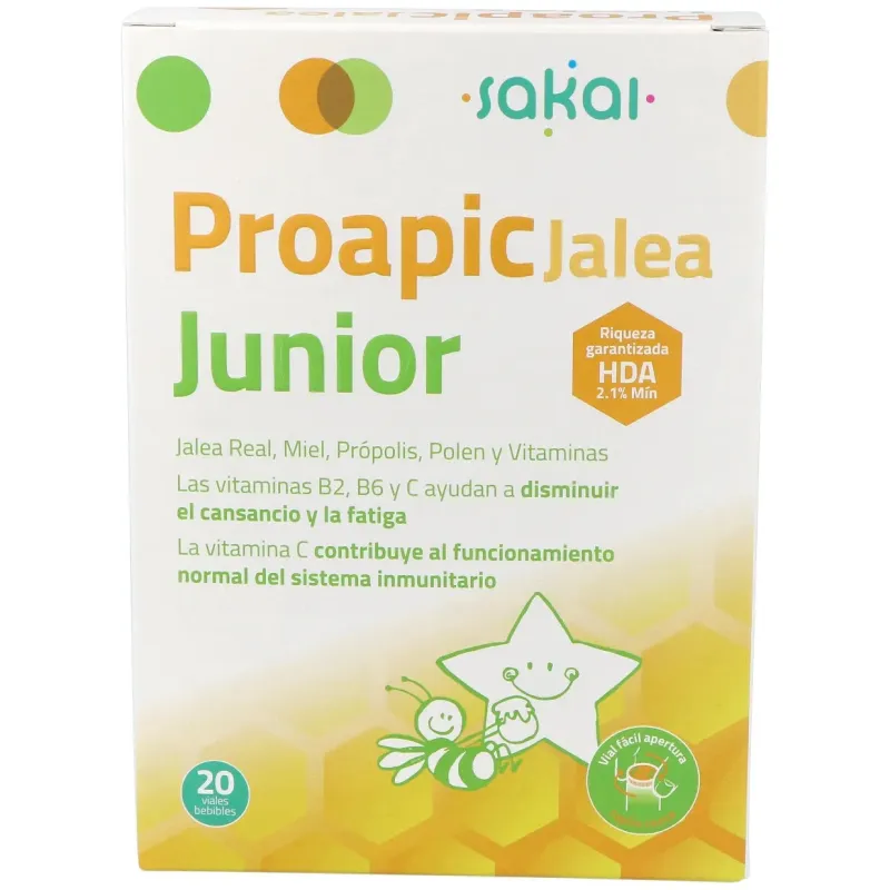 Proapic jalea real infantil-junior 20amp. | Farmacia Barata