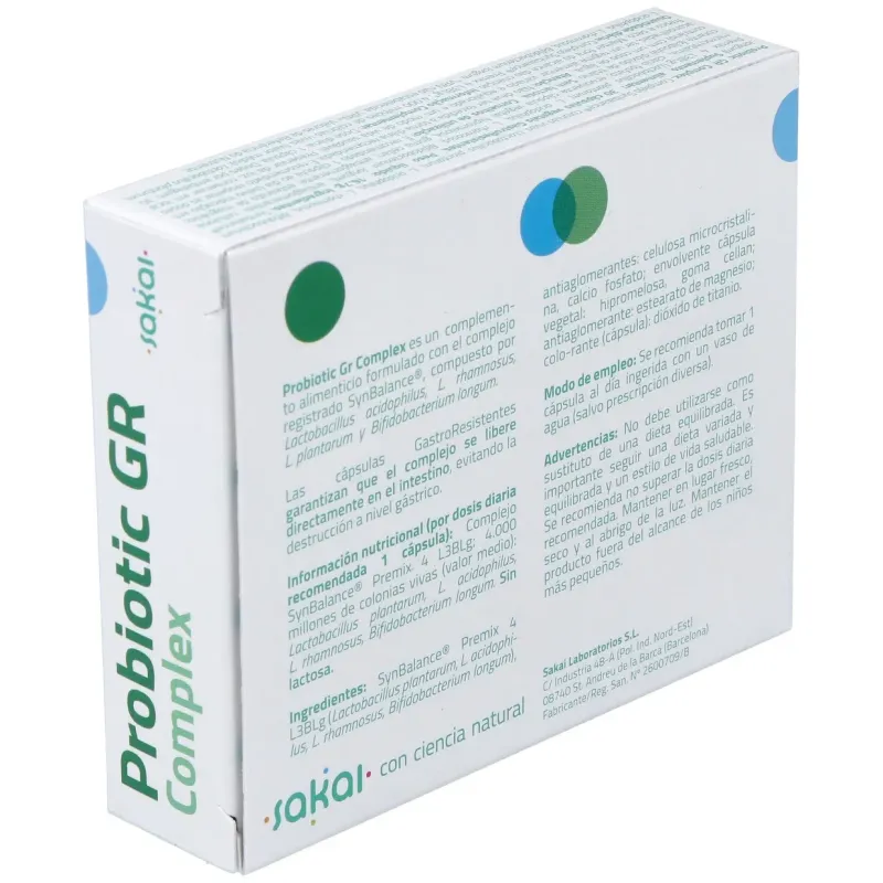 Sakai probioticg complex cápsulas | Farmacia Barata