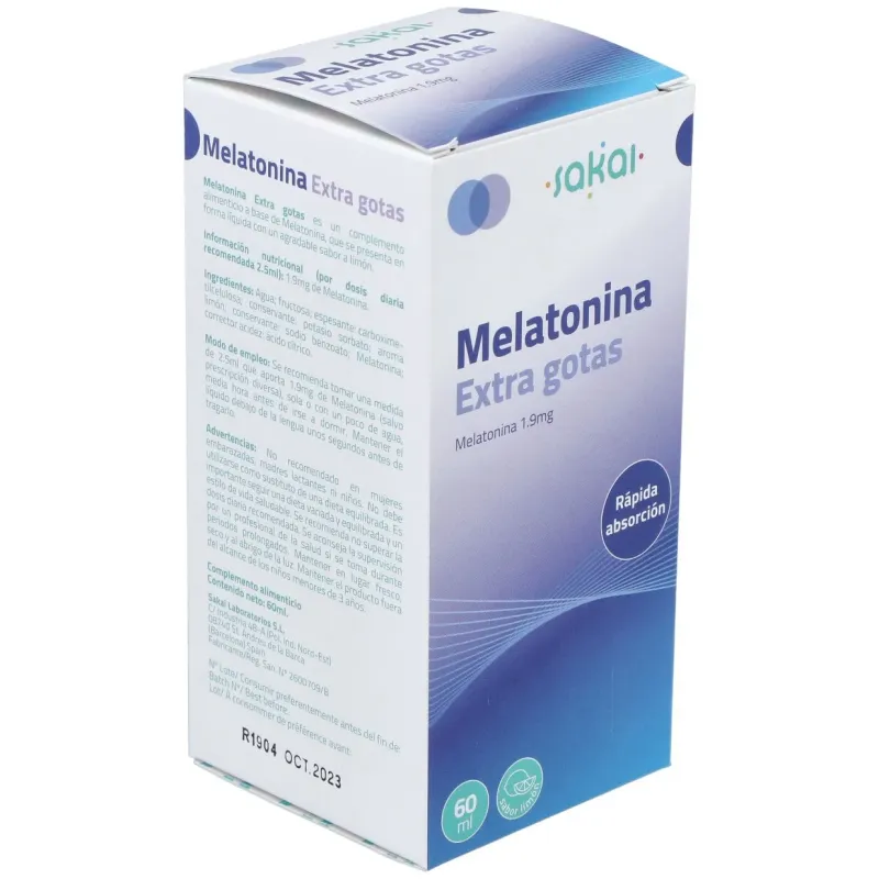 Melatonina extra gotas 60ml. | Farmacia Barata Melatonina extra gotas 60ml. | Farmacia Barata