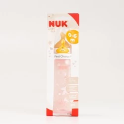 Nuk Biberon Tetina Latex M 0-6m Rosa