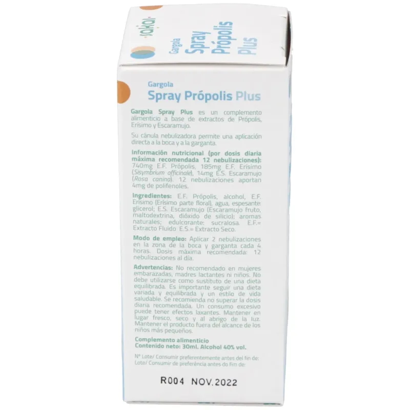 Gargola spray plus propolis 30ml. | Farmacia Barata