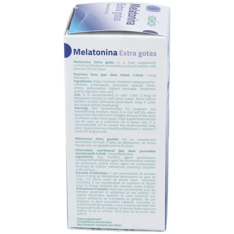 Melatonina extra gotas 60ml. | Farmacia Barata Melatonina extra gotas 60ml. | Farmacia Barata