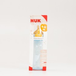 Nuk Biberon Tetina Latex M 0-6m Azul