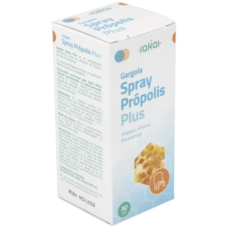 Gargola spray plus propolis 30ml. | Farmacia Barata
