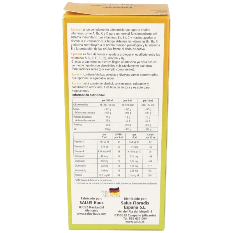 Epresat multivitamin 250ml | Farmacia Barata Epresat multivitamin 250ml | Farmacia Barata
