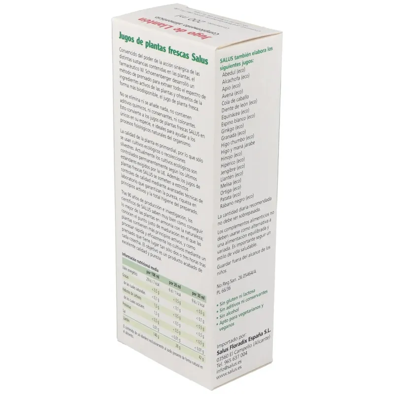 Jugo de llanten 200ml. schoenenberger | Farmacia Barata