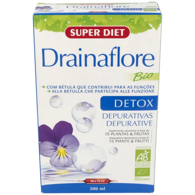 Super diet drainaflore 20x15ml | Farmacia Barata Super diet drainaflore 20x15ml | Farmacia Barata