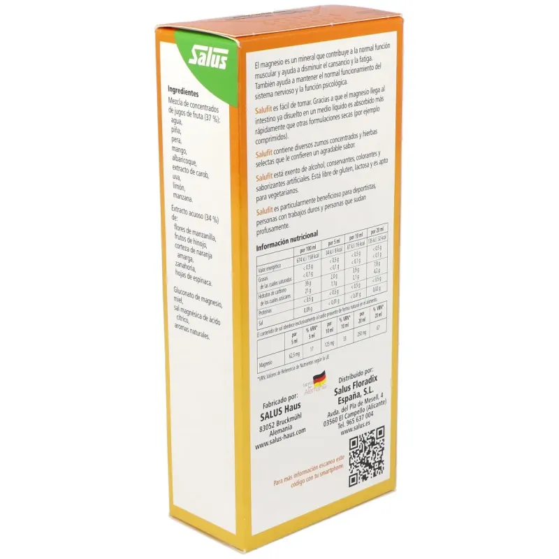 Salufit magnesio 250ml. | Farmacia Barata