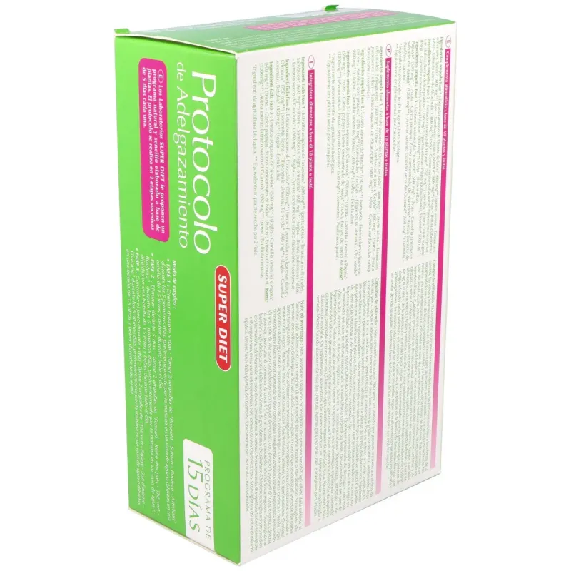 Super diet protocole minceur 30 ampoules de 15ml | Farmacia Barata