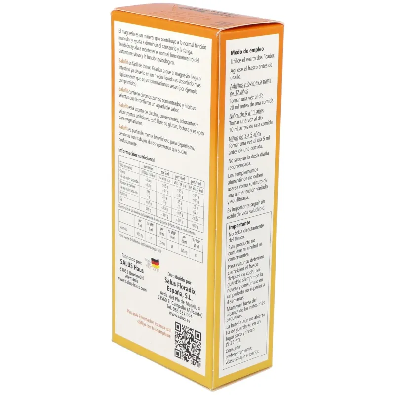 Salufit magnesio 250ml. | Farmacia Barata