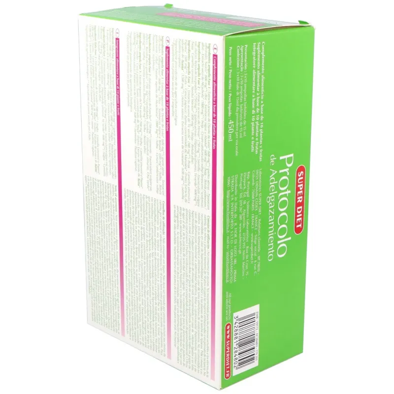 Super diet protocole minceur 30 ampoules de 15ml | Farmacia Barata