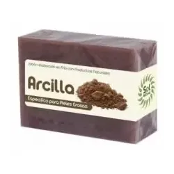 Jabon en pastilla de arcilla acne 100gr.