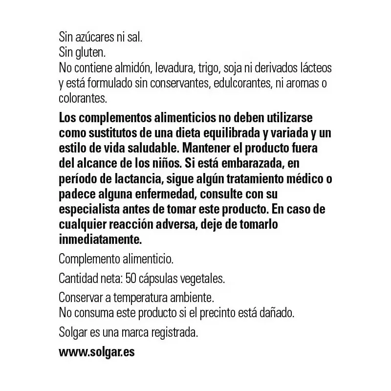 Solgar gaba 500mg 50caps | Farmacia Barata Solgar gaba 500mg 50caps | Farmacia Barata