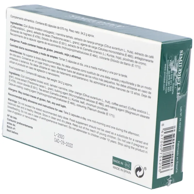 Metabol 60 capsulas | Farmacia Barata