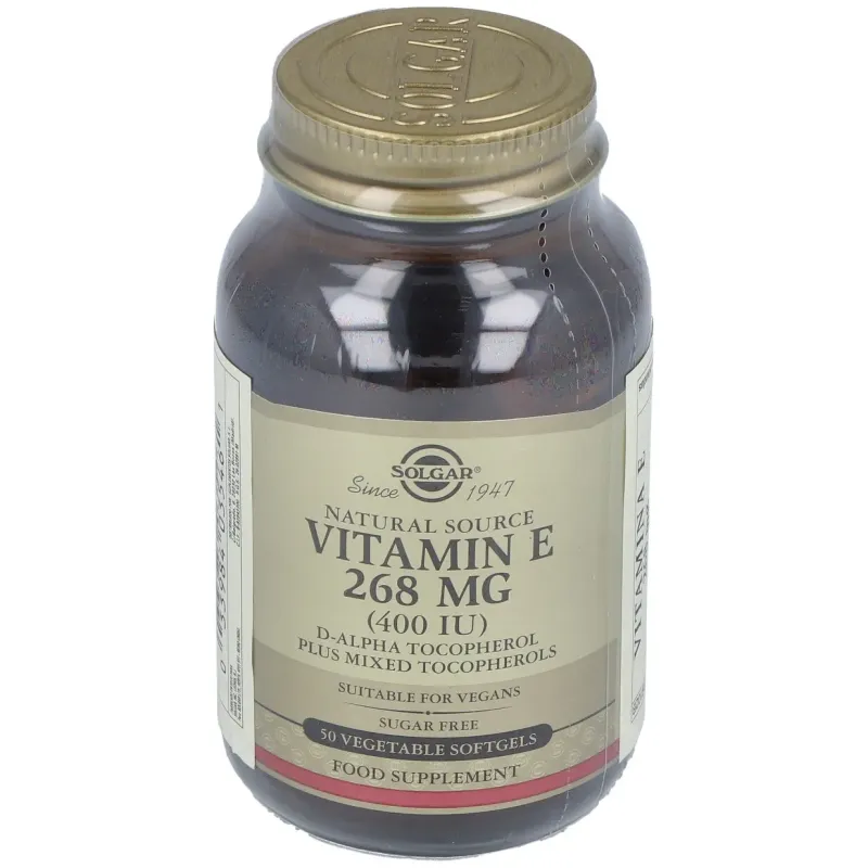 Vitamina e 400iu (268mg) 50cap.blanda veg. | Farmacia Barata