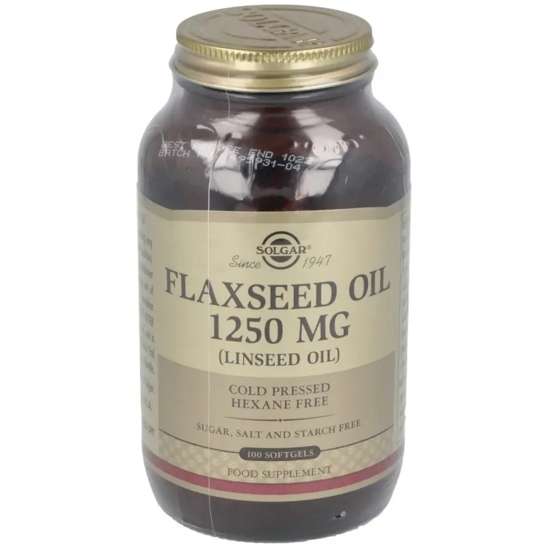 Aceite de linaza 1.250mg. 100perlas | Farmacia Barata