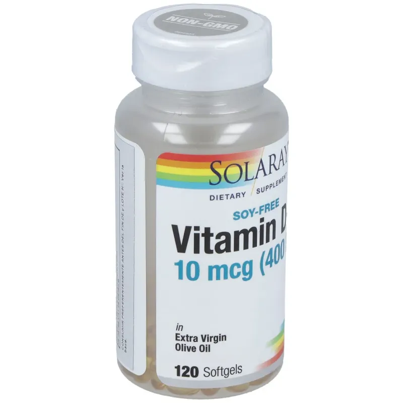 Solaray vitamina d3 400ui 120caps | Farmacia Barata Solaray vitamina d3 400ui 120caps | Farmacia Barata