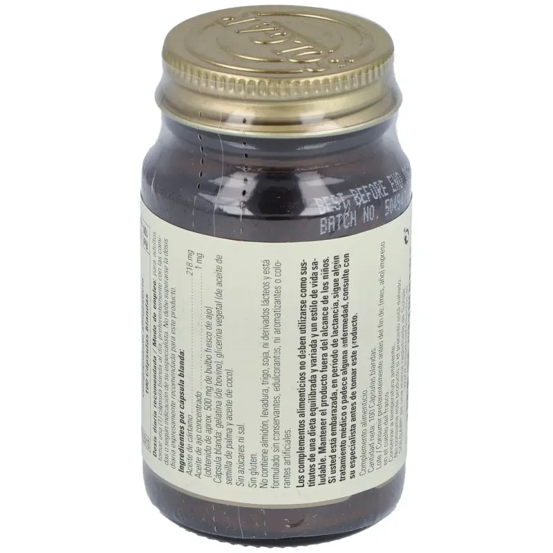 Ajo en perlas 100perlas | Farmacia Barata