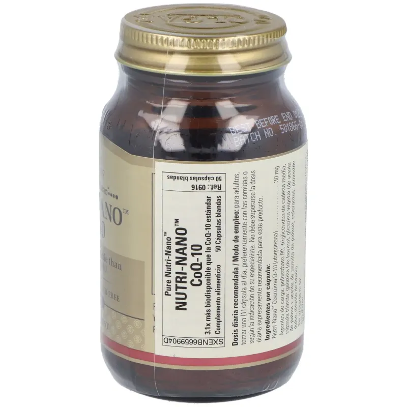 Nutri-nano coenzima q10 3.1x 50cap. | Farmacia Barata