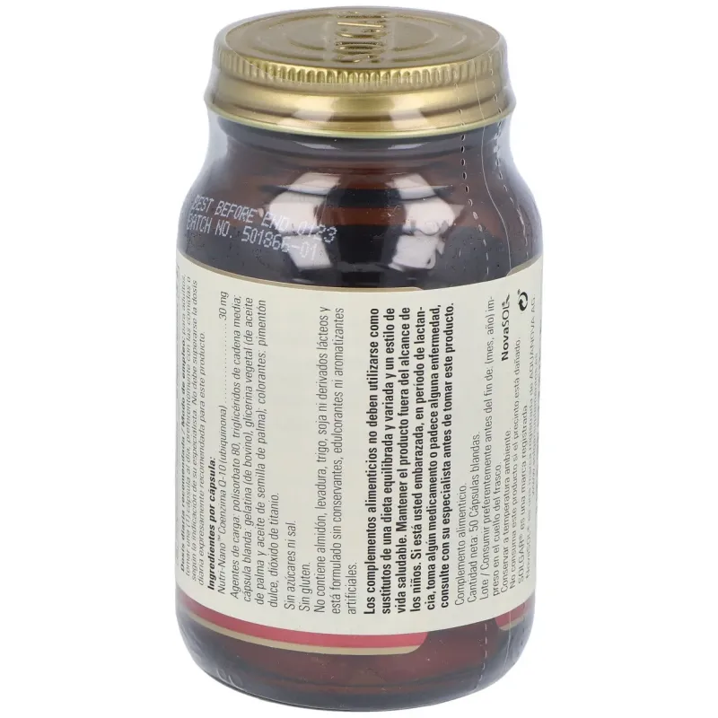 Nutri-nano coenzima q10 3.1x 50cap. | Farmacia Barata