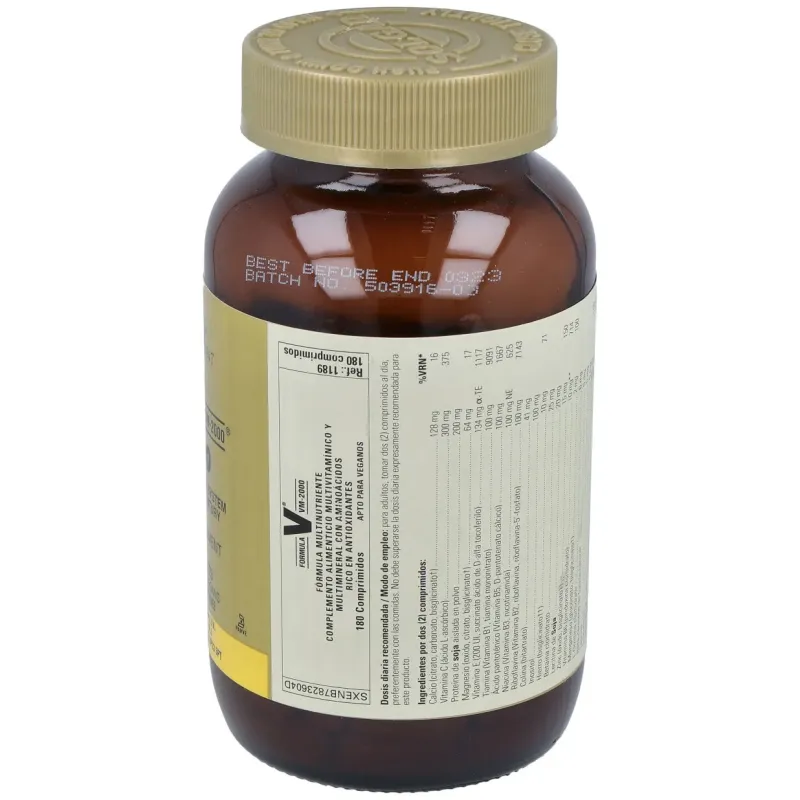 Solgar fórmula vm-2000 180comp | Farmacia Barata