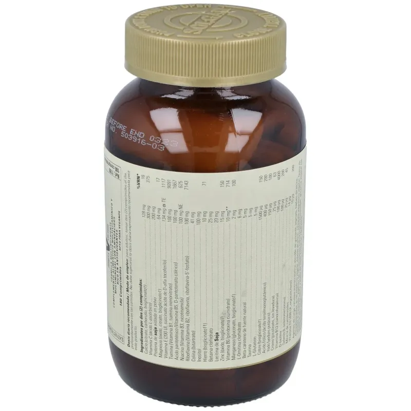 Solgar fórmula vm-2000 180comp | Farmacia Barata