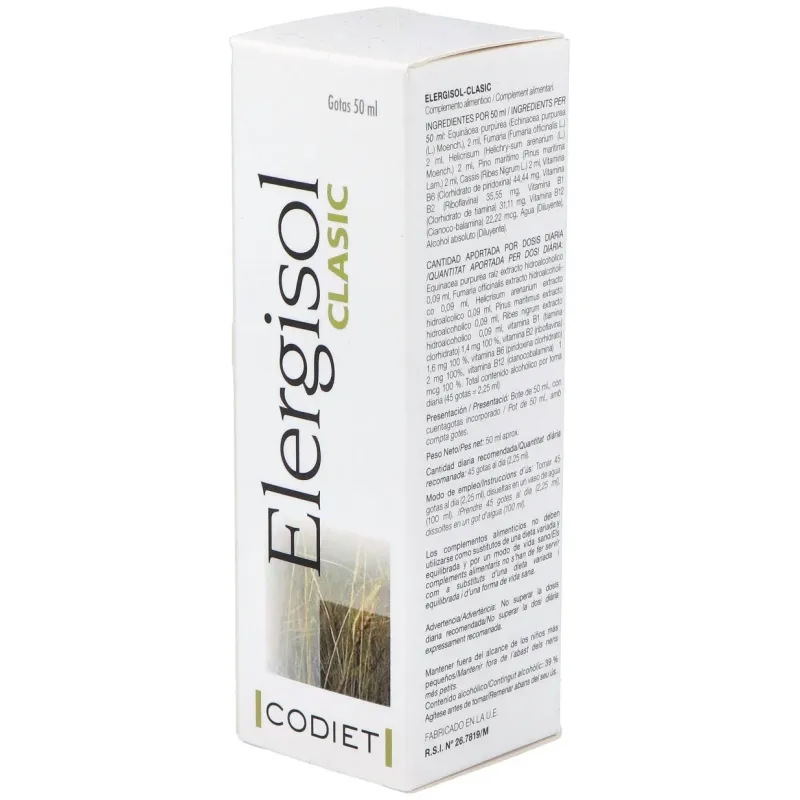 Codiet elergisol clasic alergisol 50ml | Farmacia Barata