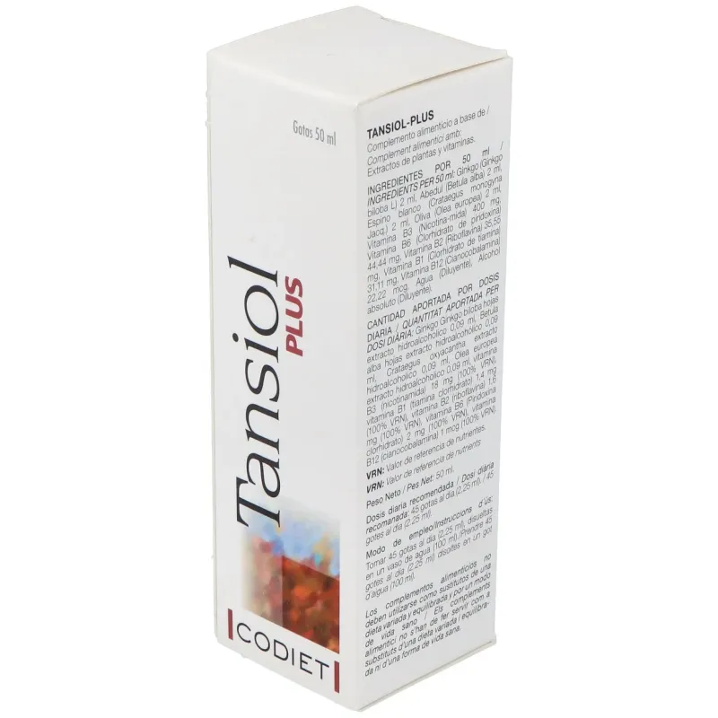 Codiet tansiol plus gotas 50 ml | Farmacia Barata