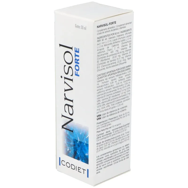 Narvisol forte (nervisol) gotas 50ml. | Farmacia Barata
