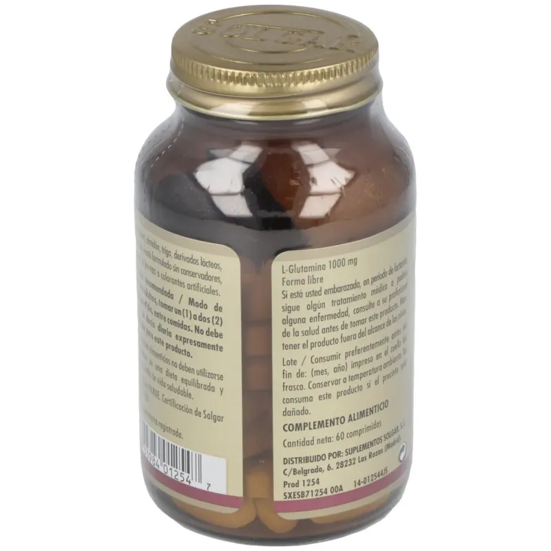 Solgar l-glutamina 1000mg 60comp | Farmacia Barata Solgar l-glutamina 1000mg 60comp | Farmacia Barata