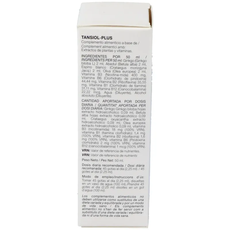 Codiet tansiol plus gotas 50 ml | Farmacia Barata