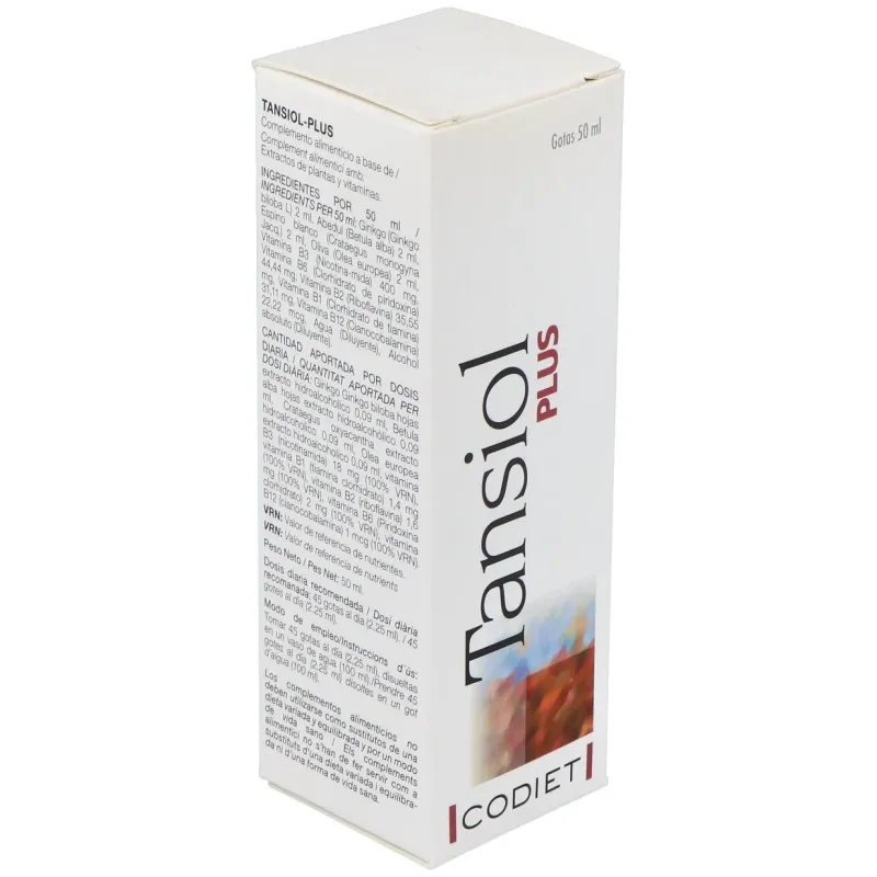 Codiet tansiol plus gotas 50 ml | Farmacia Barata