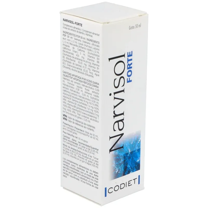 Narvisol forte (nervisol) gotas 50ml. | Farmacia Barata