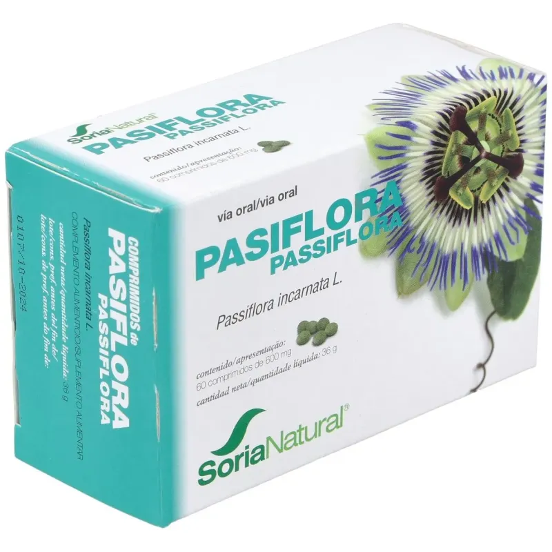 Pasiflora 60 comp soria natural | Farmacia Barata