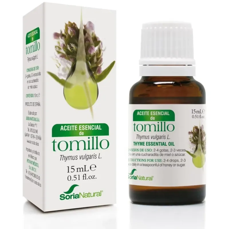 Soria natural aceite esencial tomillo 15cc | Farmacia Barata